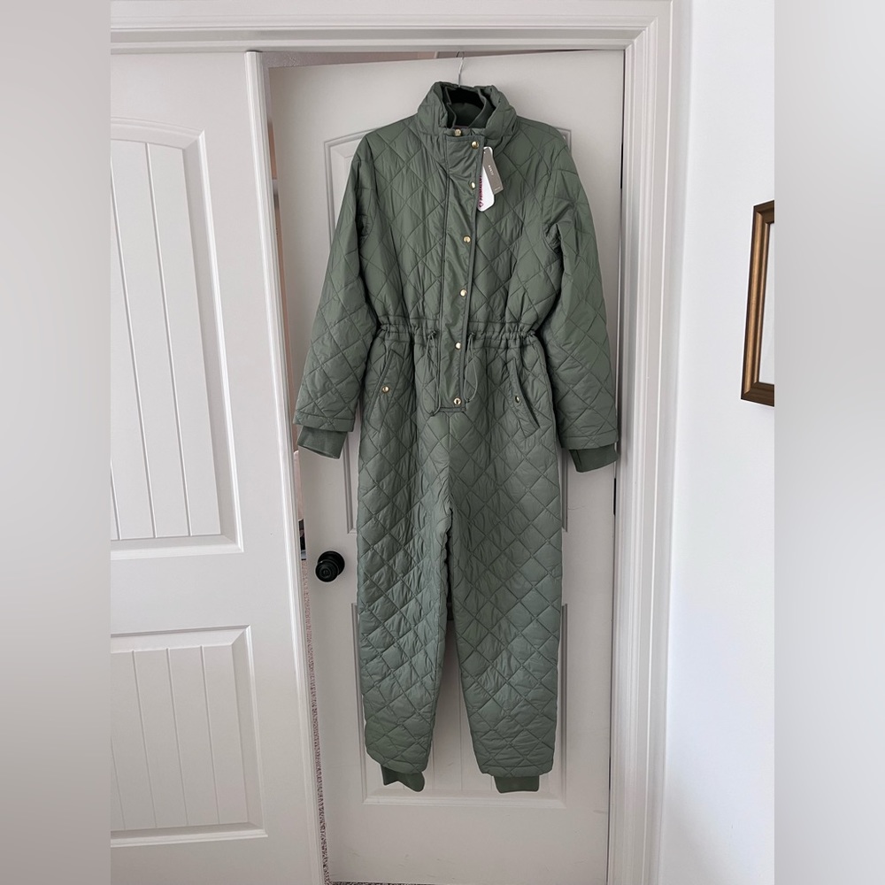 NWT Green Jcrew Snowsuit